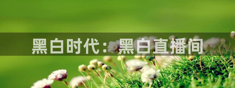 足球直播柠檬体育：黑白时代：黑白直播间